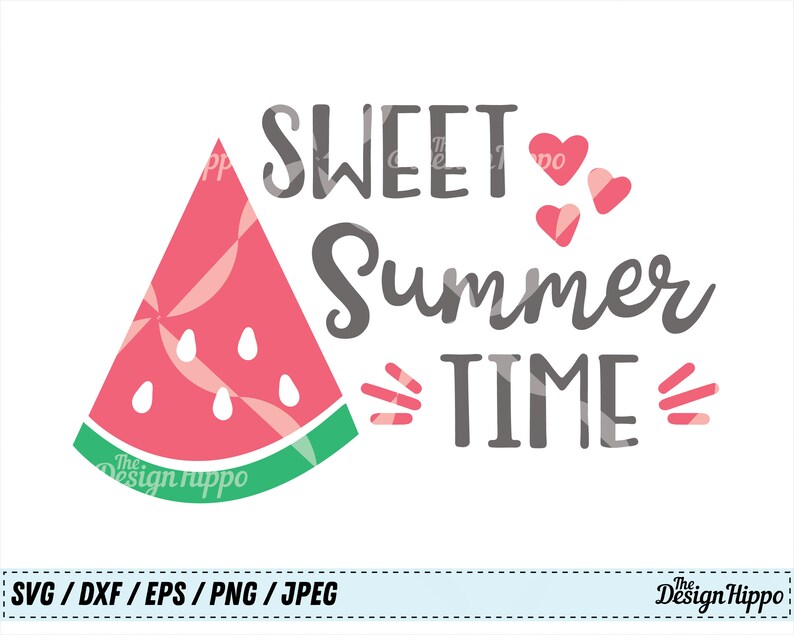 Free Free 323 Sweet Summer Time Watermelon Svg SVG PNG EPS DXF File