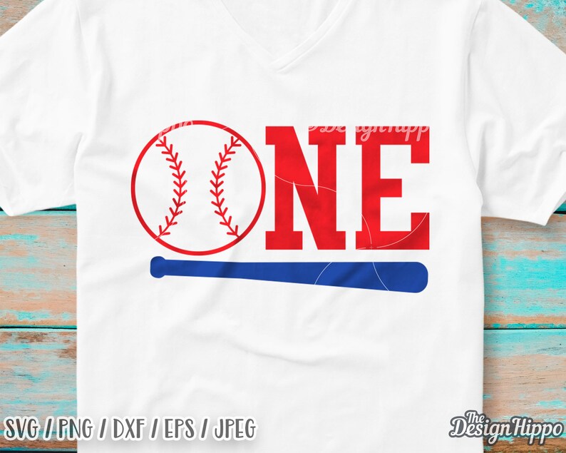 One baseball svg Baseball birthday svg First birthday svg Etsy