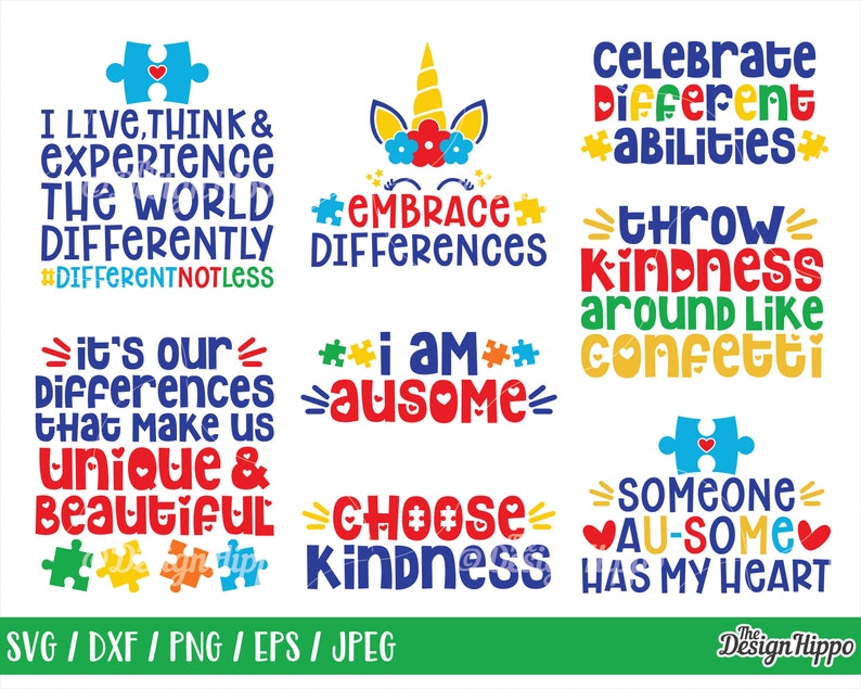 Download Autism svg bundle Autism awareness svg Autism mom svg Be | Etsy