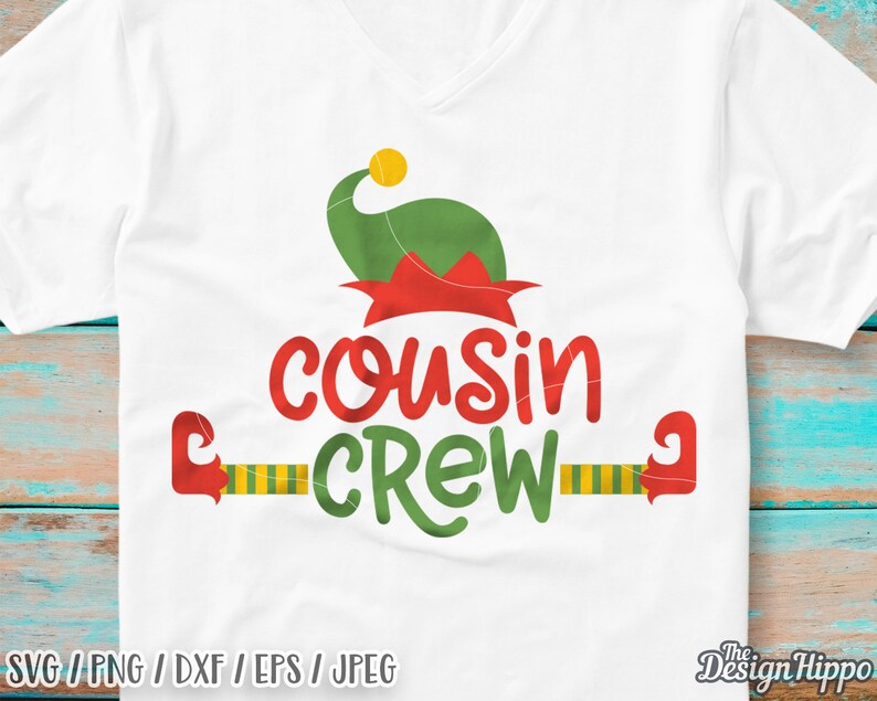Christmas cousin crew svg Cousin crew svg Christmas elf svg | Etsy
