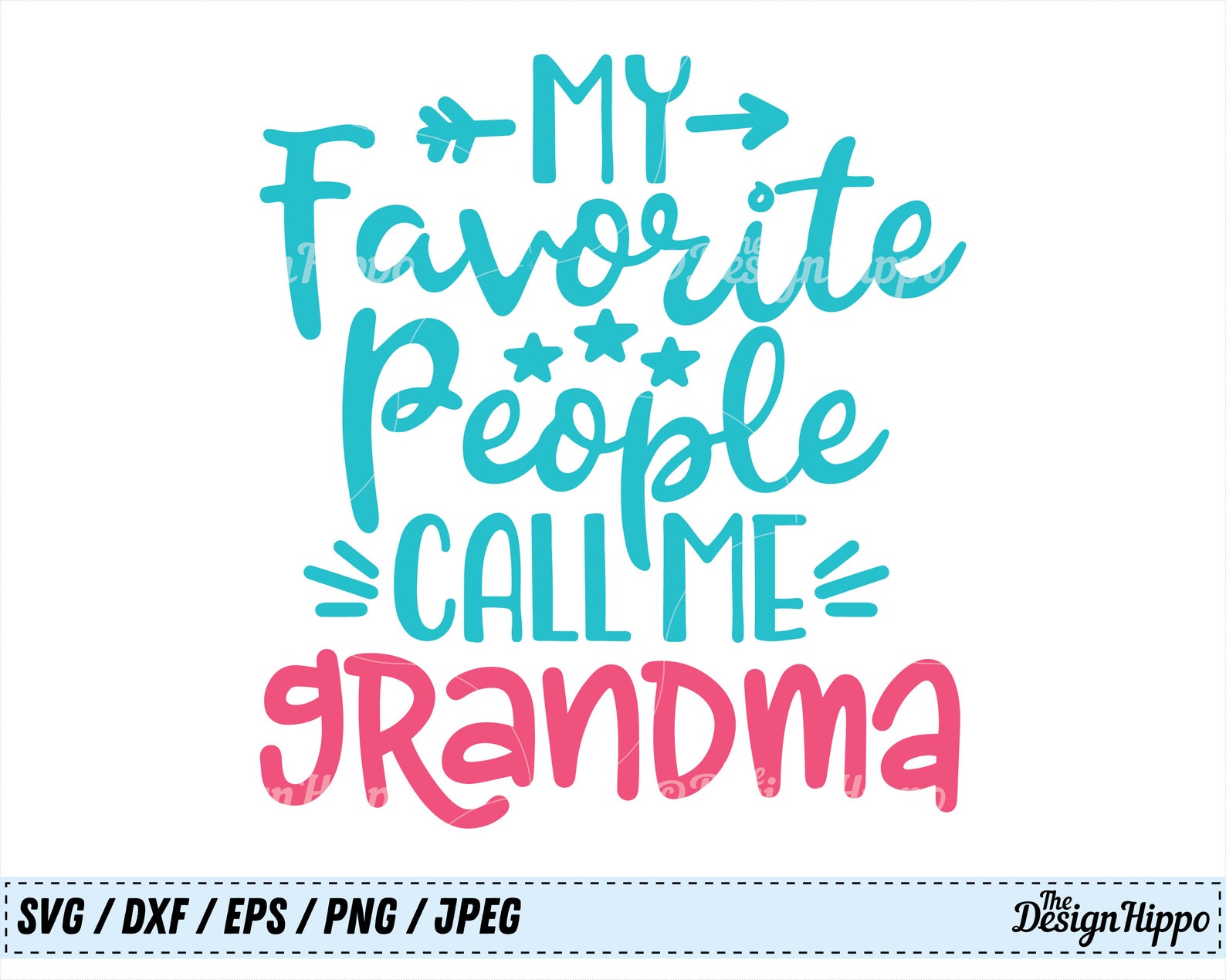 My Favorite People Call Me Grandma Svg Grandma Svg Mimi Svg Etsy
