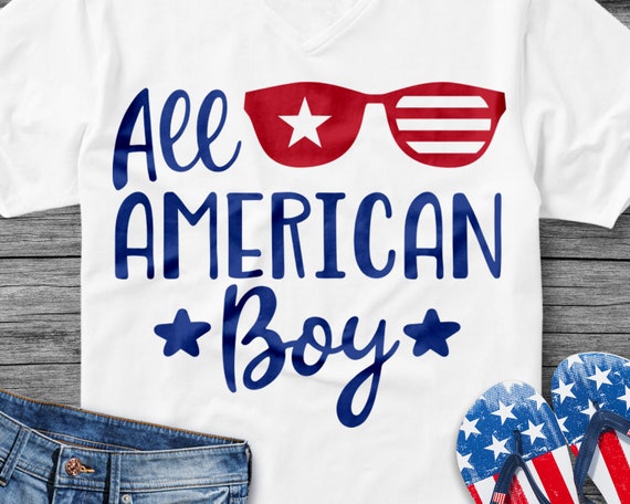 All American Boy svg America svg USA svg 4th of July svg | Etsy
