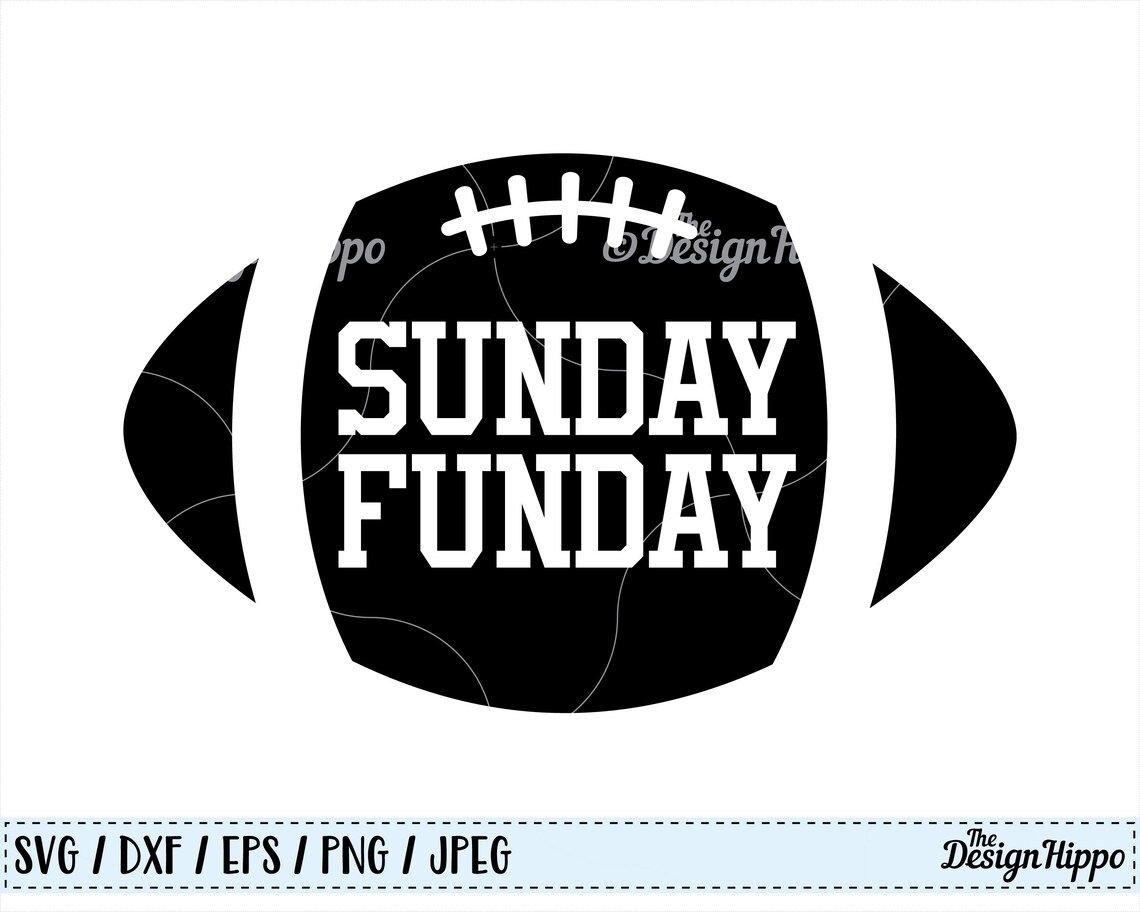 Sunday Funday Svg Sunday Svg Funday Svg Football Svg | Etsy