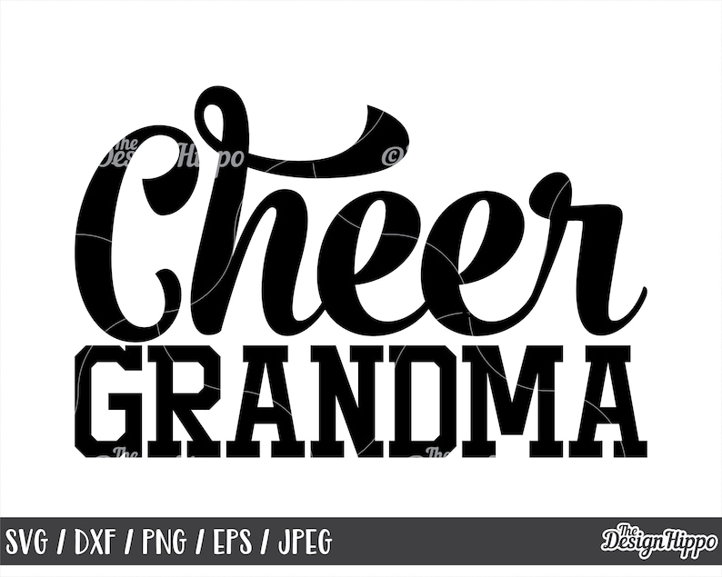Cheer grandma svg Cheer svg Grandma svg Football grandma  Etsy