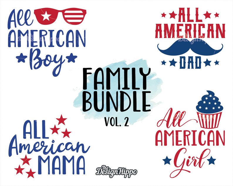 Download Family SVG Bundle Family svg Matching svg Patriotic svg | Etsy
