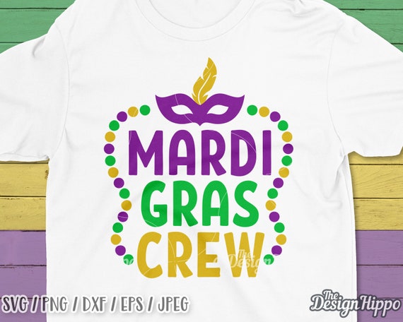 mardi gras crew svg
