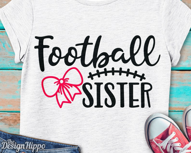 Download Football sister svg Football sis svg Football svg Sister ...