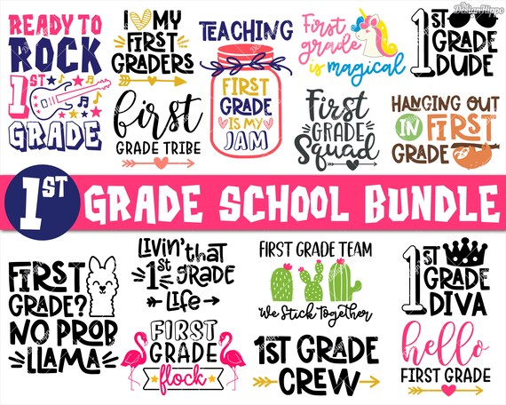 Free 1St Grade Teacher Svg