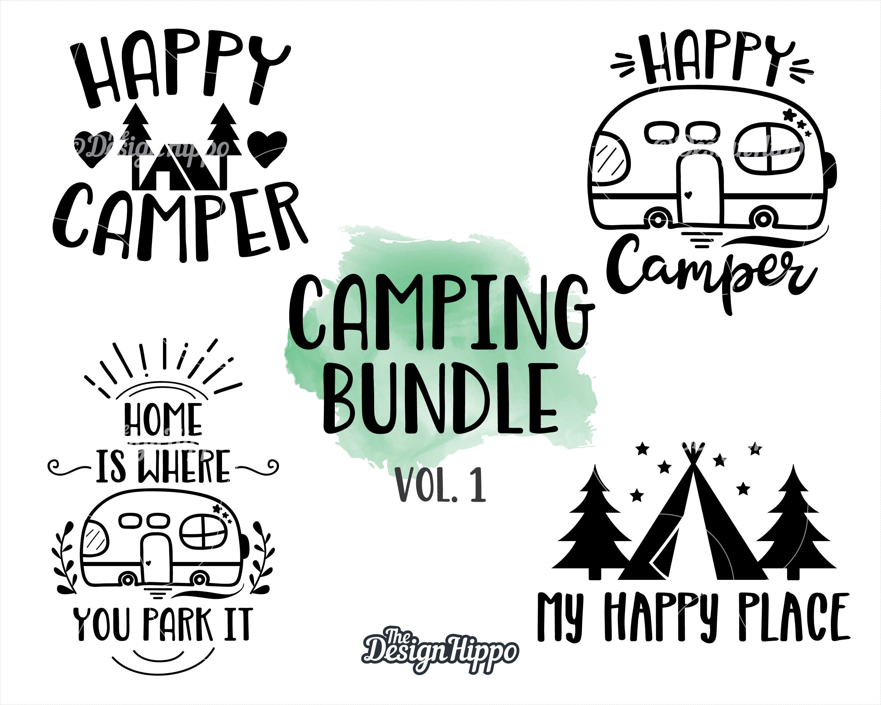 Free Free 332 Camping Lady Svg SVG PNG EPS DXF File