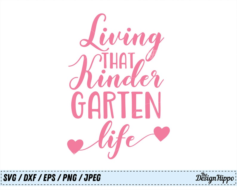Download Livin' that kindergarten life svg Kindergarten Life svg | Etsy