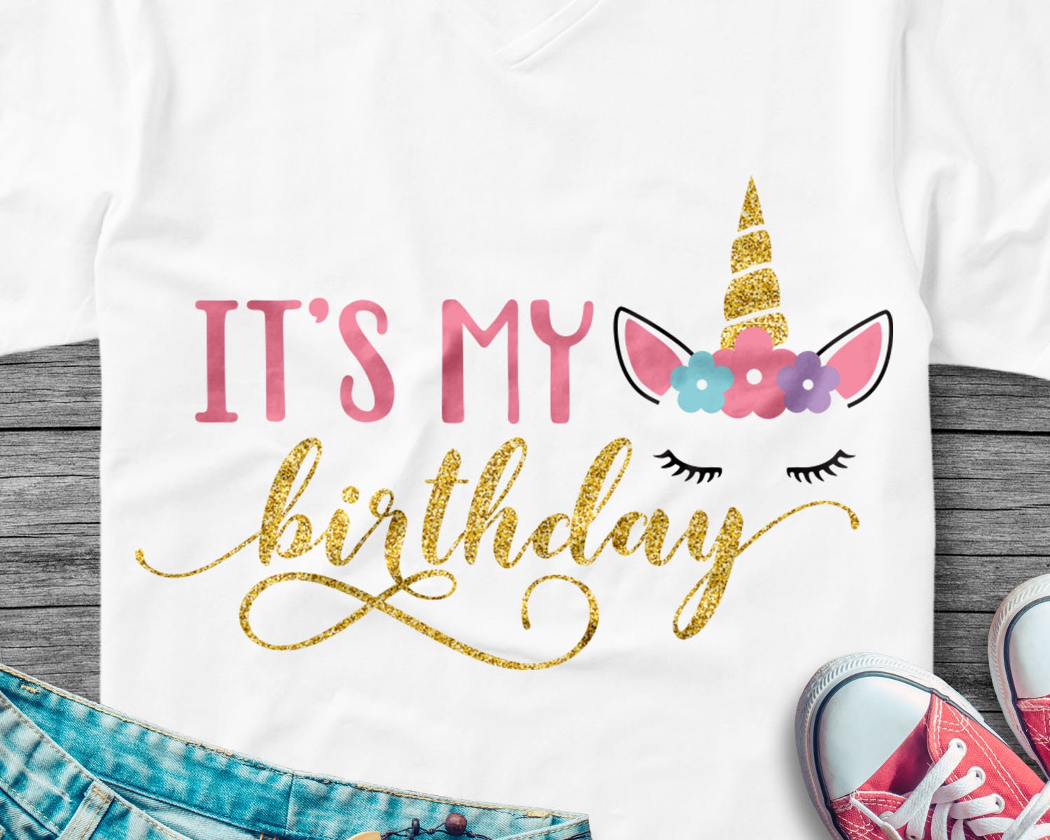 Download It S My Birthday Svg Birthday Svg Unicorn Svg Unicorn Etsy