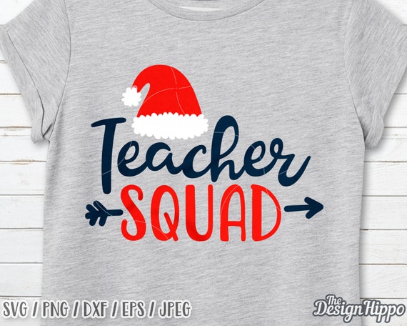Download Teacher squad svg Teacher christmas svg Christmas santa ...