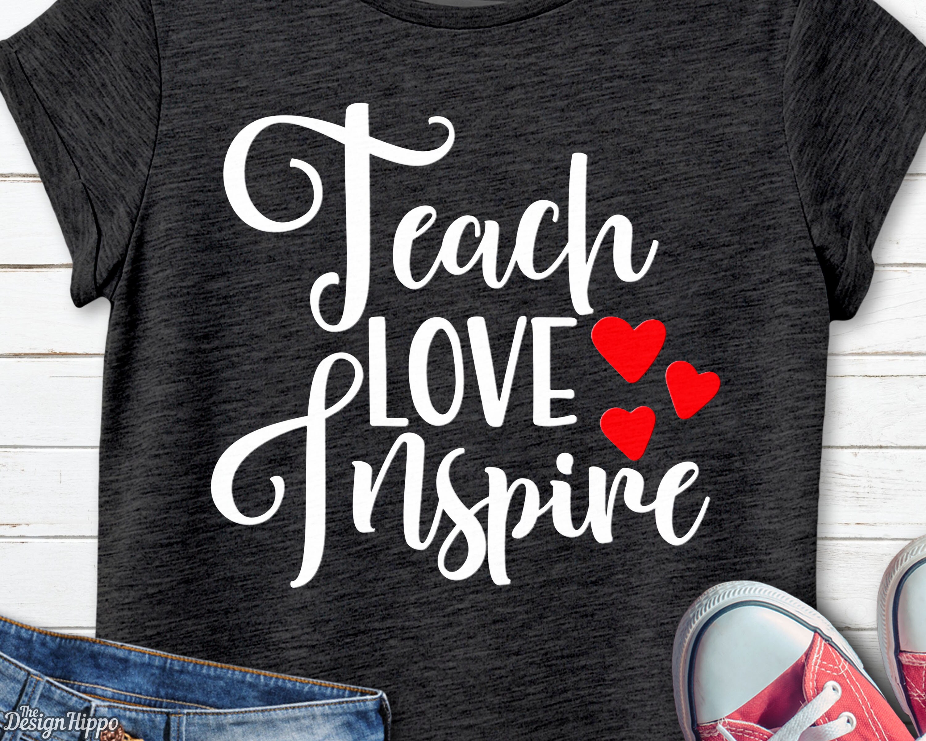 Download Teach love inspire svg Teacher svg Teacher sayings svg | Etsy