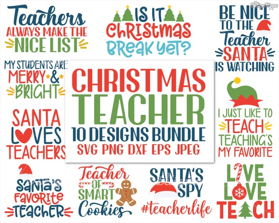 Download Teacher christmas svg Christmas svg bundle Teacher elf svg ...