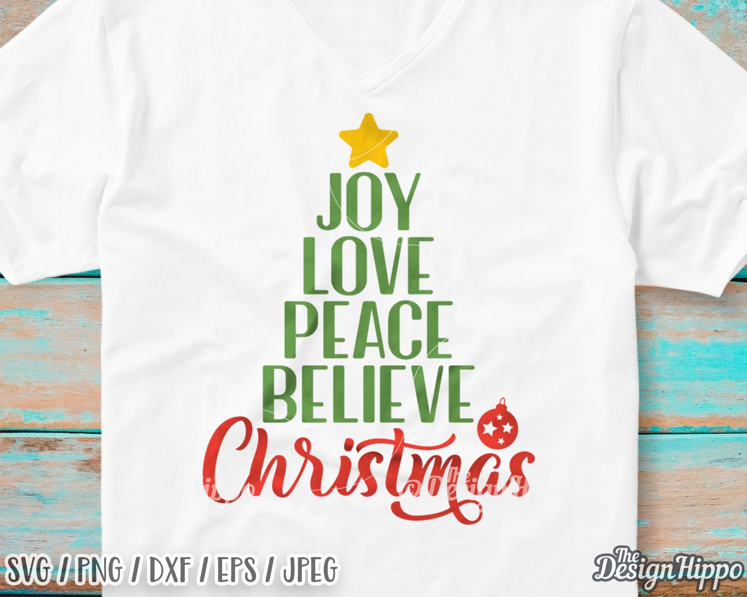 Joy Love Peace Believe Christmas Svg Christmas Sign Svg Etsy