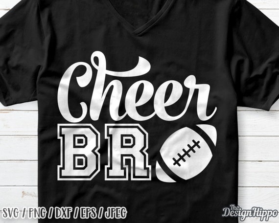 Football svg Cheer bro svg Cheer svg Bro svg Cheer brother | Etsy