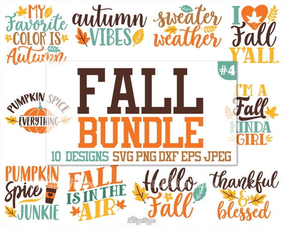 Download Fall Svg Bundle Fall Bundle Svg Autumn Svg Bundle Thankful Etsy