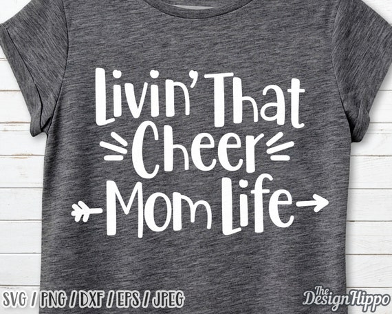 Download Livin That Cheer Mom Life Svg Cheer Mom Svg Cheer Svg Mom Etsy