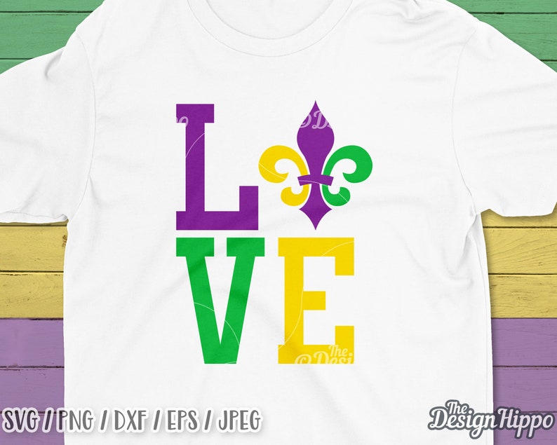 Download Love mardi gras svg Mardi gras svg Fleur de lis svg Fat | Etsy
