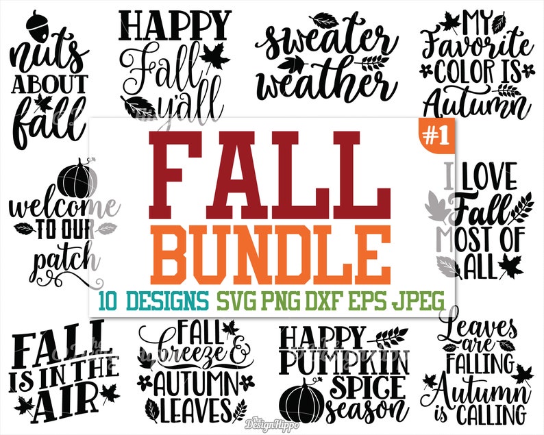 Autumn svg bundle Fall svg bundle Pumpkin svg cut files Thanksgiving Fall bundle svg Fall quote bundle svg Svg bundle files for cricut