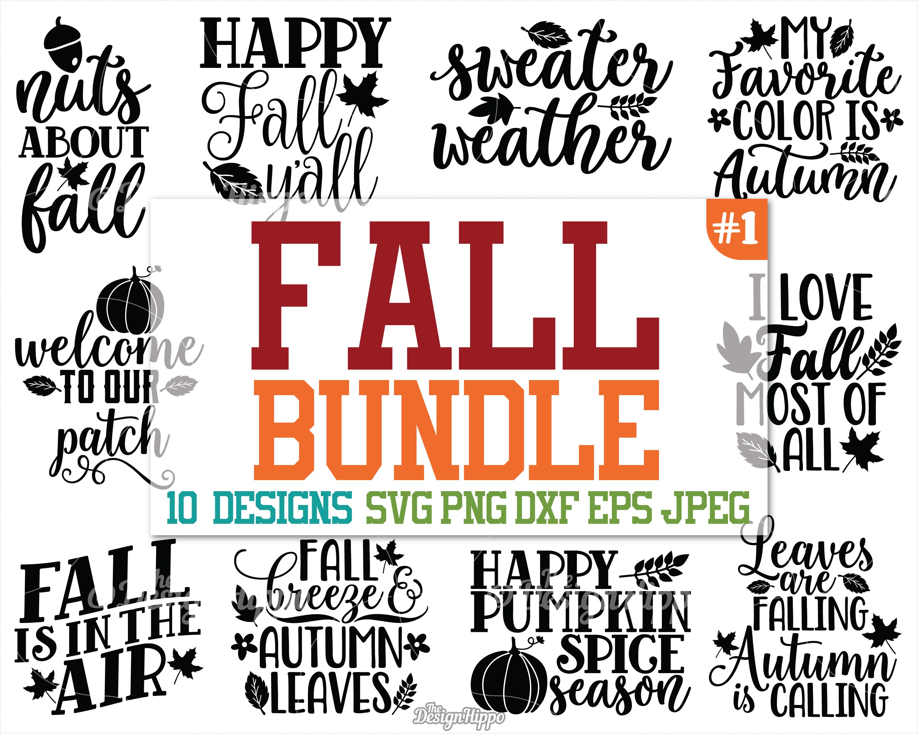 Fall svg bundle, Fall quote bundle svg, Autumn svg bundle, Fall bundl…