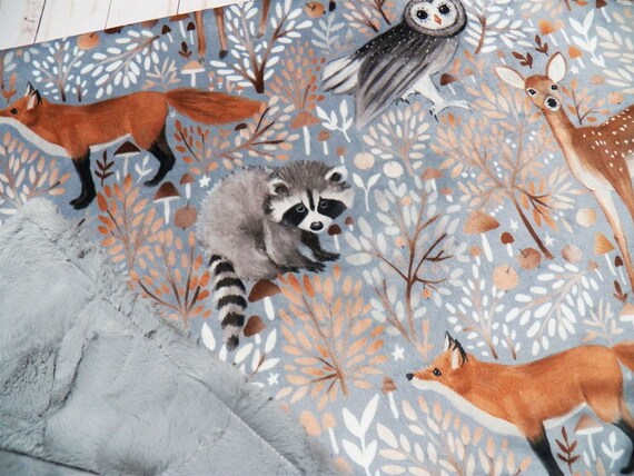 Couverture les animaux de la forêt disponible en deux formats - Etsy Canada