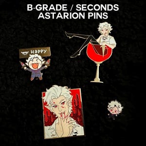 B-grade astarion enamel pins