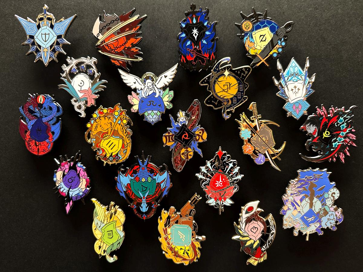 Ffxiv Job Enamel Pins - Etsy
