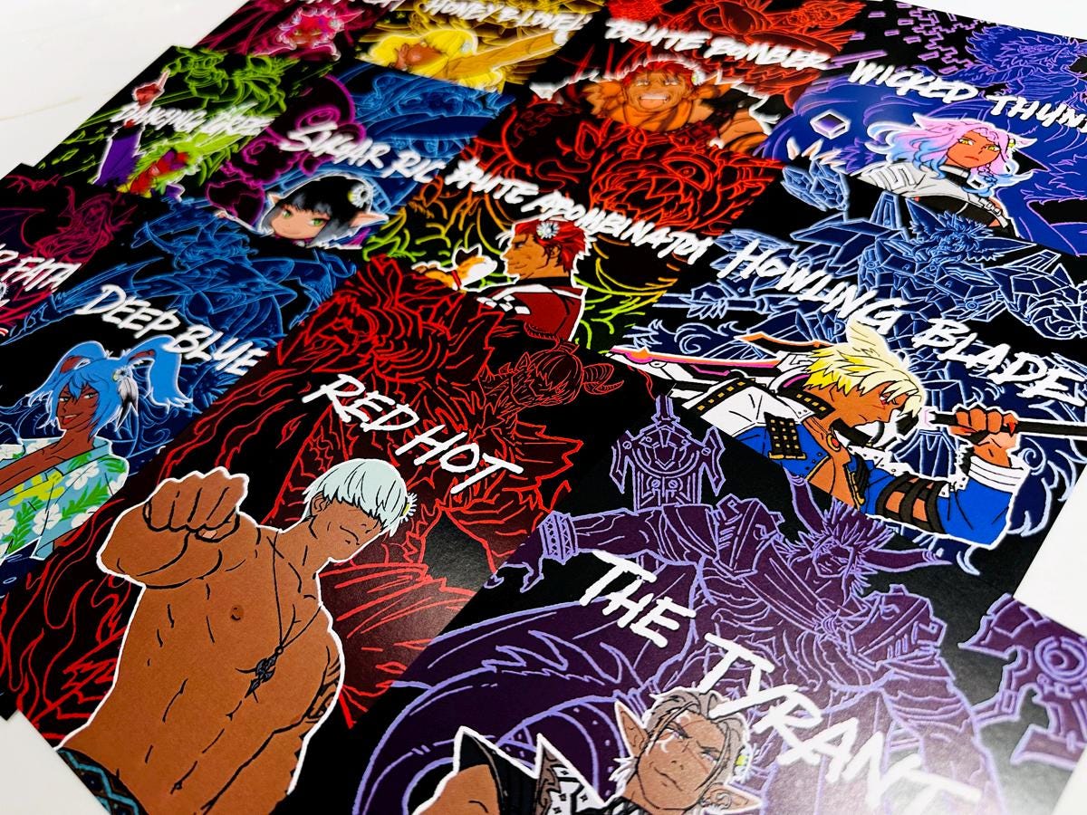 Ffxiv Arcadion Mini Prints - Etsy