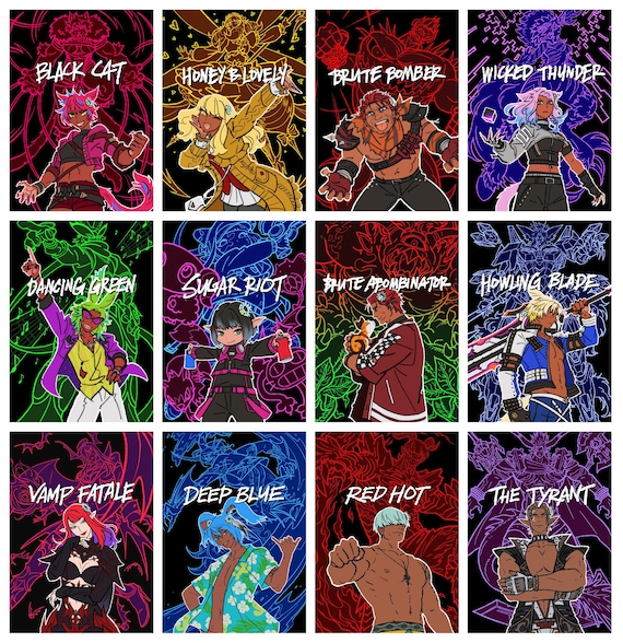 Ffxiv Arcadion Mini Prints - Etsy