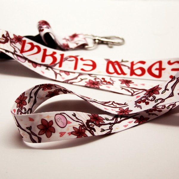 ffxiv (blood) lily white mage lanyard