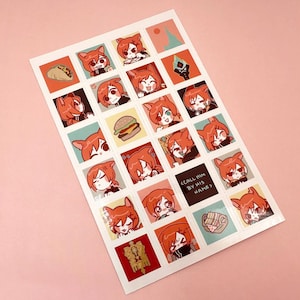 ffxiv g&#39;raha tia sticker sheet