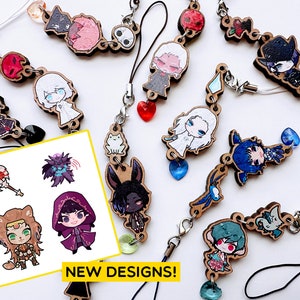 ffxiv wood phone charms: series 2 (edw-dt)