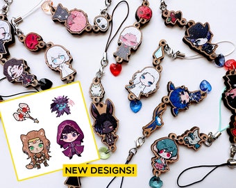 ffxiv wood phone charms: series 2 (edw-dt)