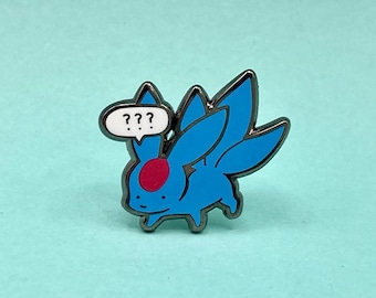 carbuncle enamel pin