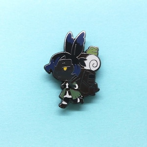 chibi erenville enamel pin