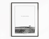 First, we plant one small seed. Motivational Art. Printable Quote. Minimalist Living.