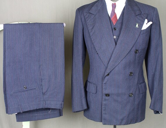 Pinstriped Handcrafted Wooden Necktie by Woodland Inspirations