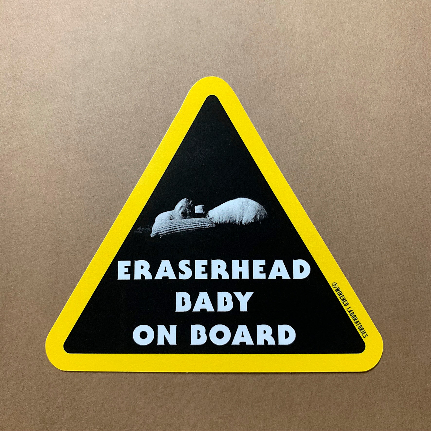ERASERHEAD Baby On Board Sticker 4 vinyl decal Etsy
