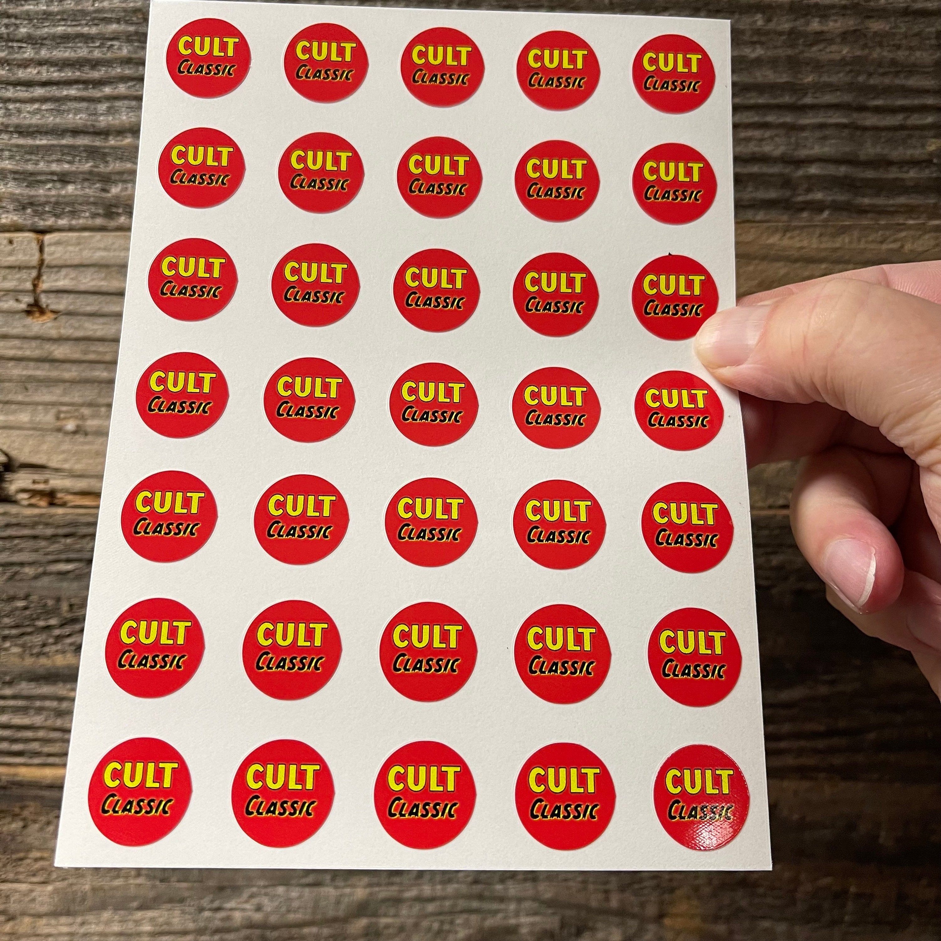Retro Genre Movie Stickers | VHS, DVD, Laptop Decals (35 Pc) Waterproof ...
