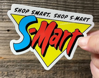 S-Mart Vinyl Sticker! Shop Smart, Shop S-Mart! 4.5" All Weather Evil Dead Decal.
