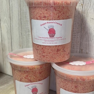 Erdbeer-Crunch-Dessert Topping - 32 oz Behälter