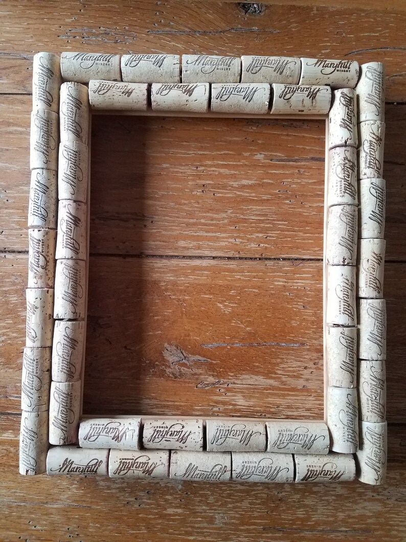 Wine Cork Frame Etsy