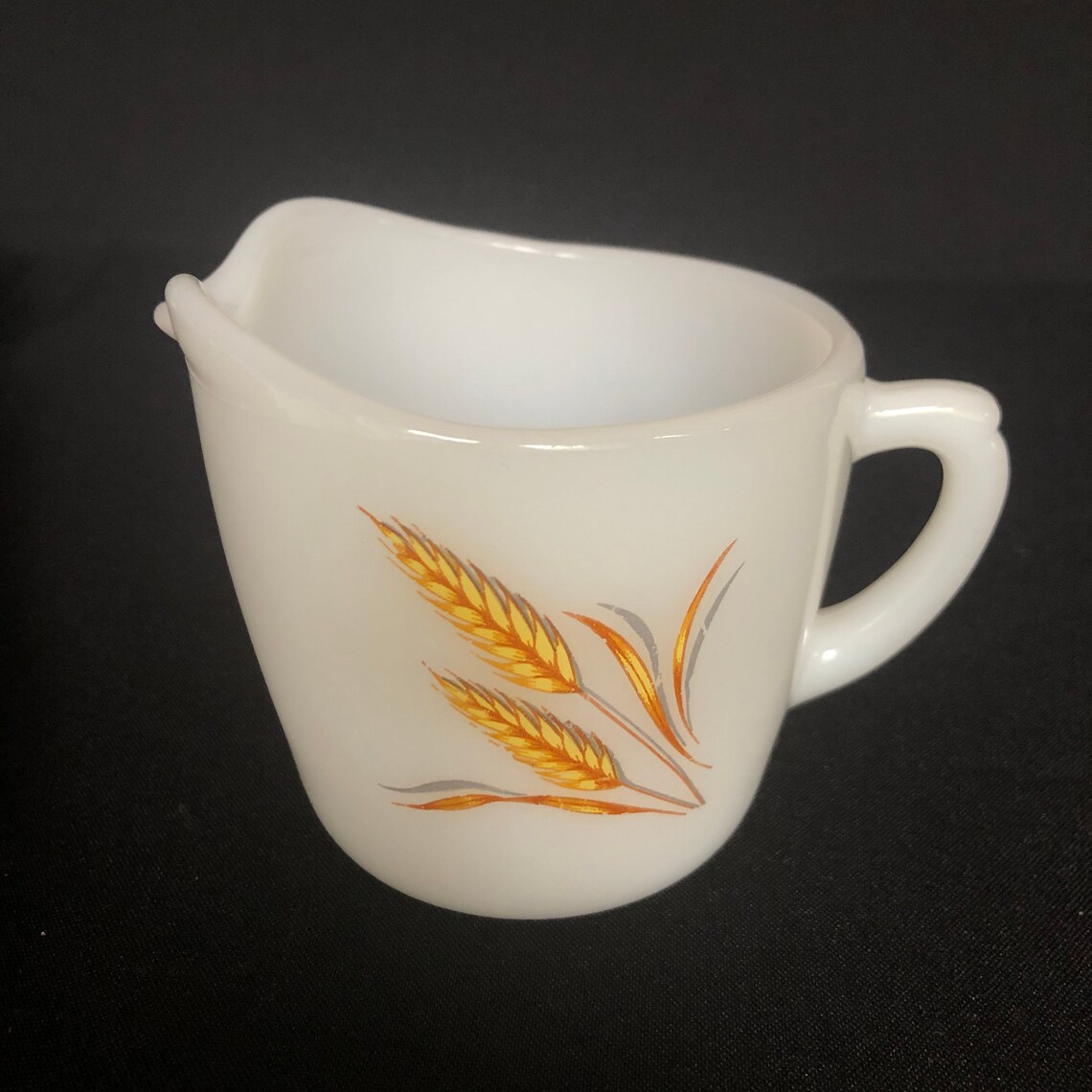 Vintage fire King Oven Ware Gold Harvest Wheat Pattern Etsy