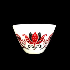 SELTENE Vintage Große Feuerkönig Moderne Tulpe Spritzwasserfeste Rührschüssel - 4 Quart - Retro Küche - Vintage Küche