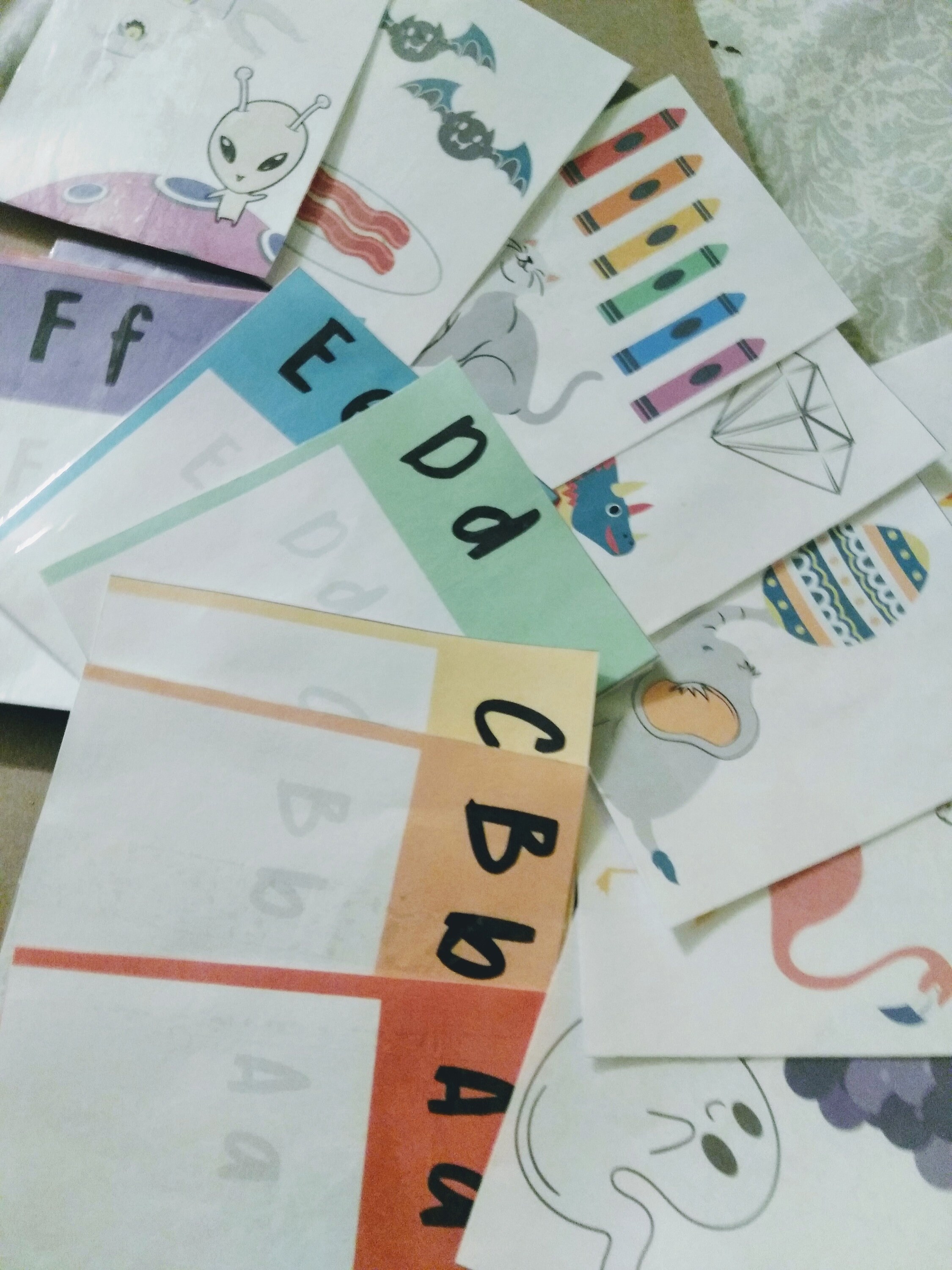 Digital Download-abc Matching Game Printable - Etsy