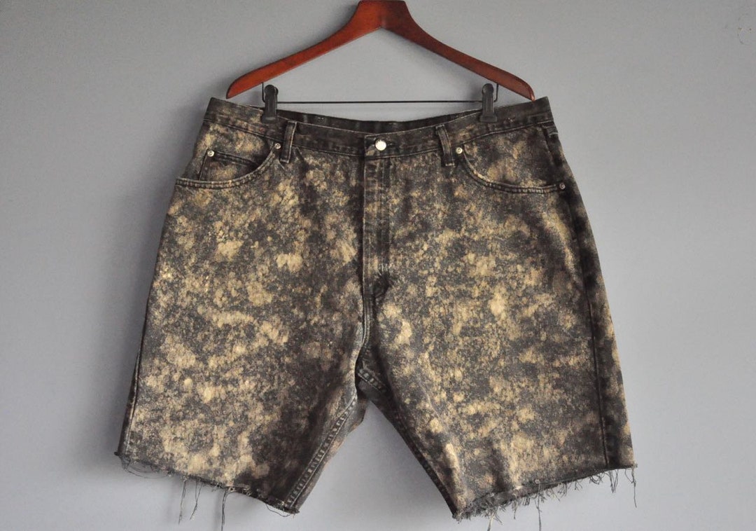 41 Vintage Acid Wash Jean Shorts Men's 90s Etsy