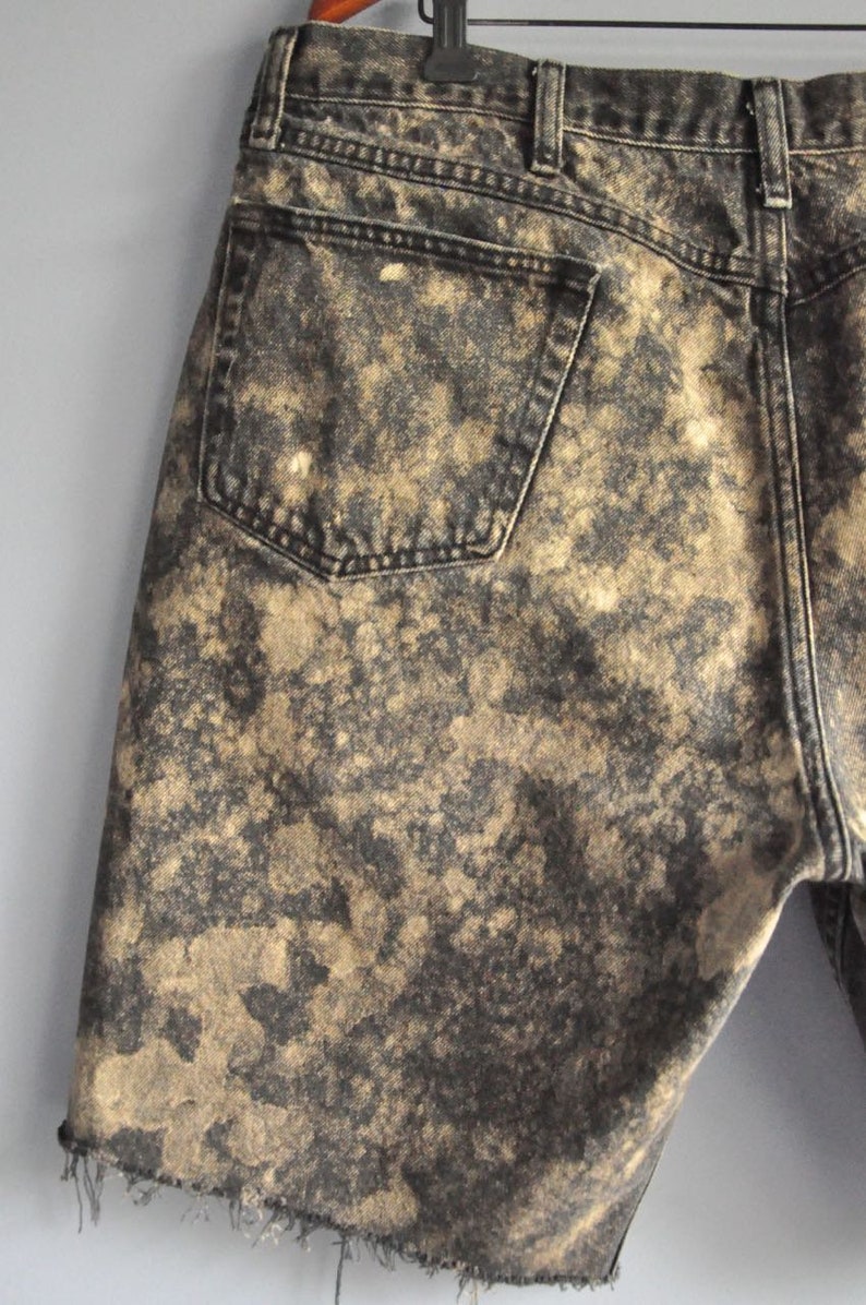 41 Vintage Acid Wash Jean Shorts Men's 90s Etsy