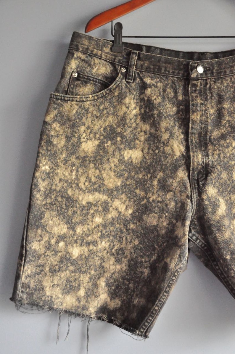 41 Vintage Acid Wash Jean Shorts Men's 90s Etsy