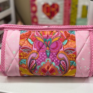 Sewing Notions Bag (Sew Together Bag) featuring Tula Pink fabrics